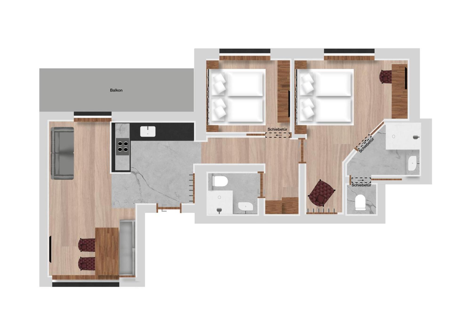 Hofgut Apartment & Lifestyle Resort Wagrain Rom bilde
