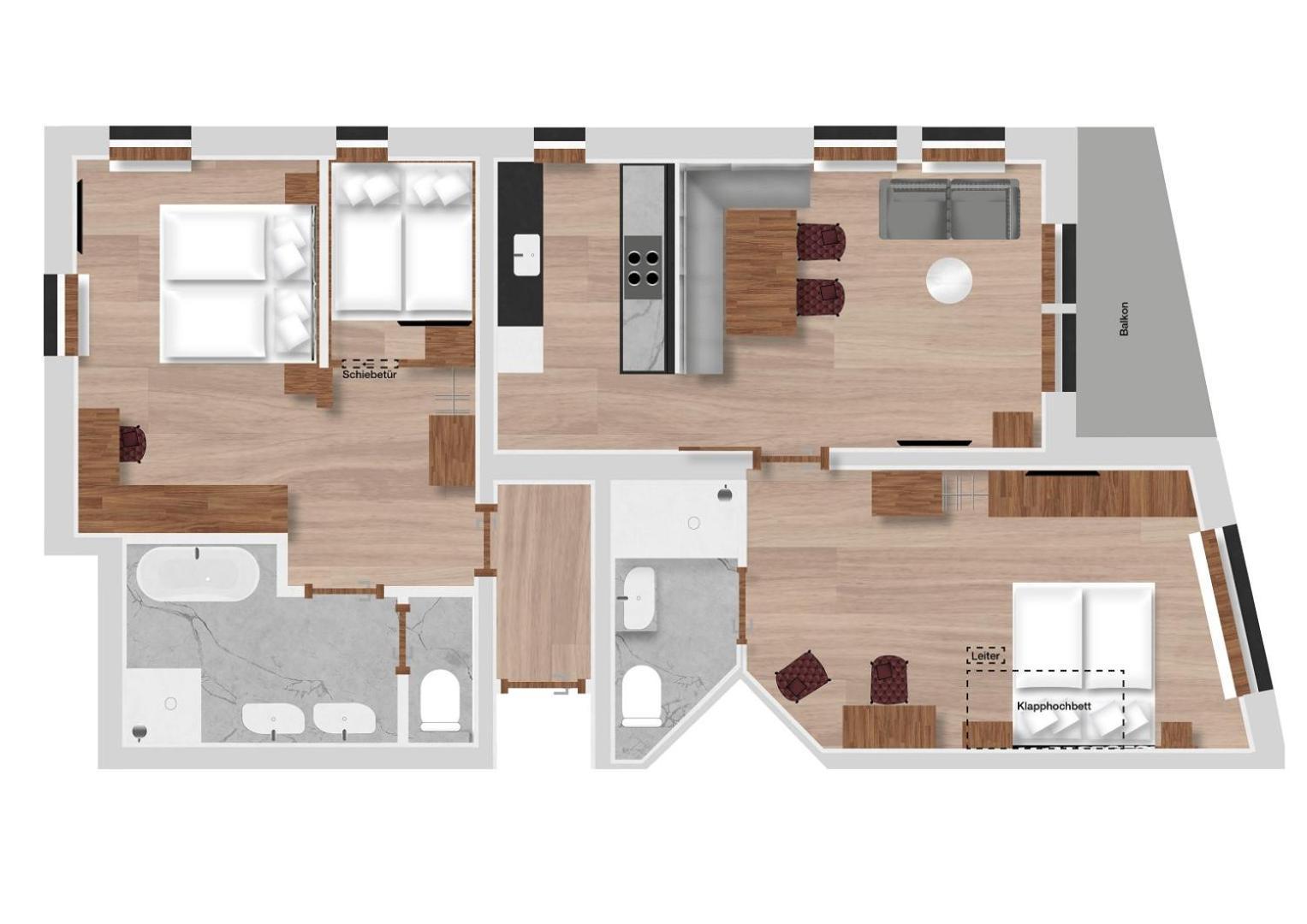 Hofgut Apartment & Lifestyle Resort Wagrain Rom bilde