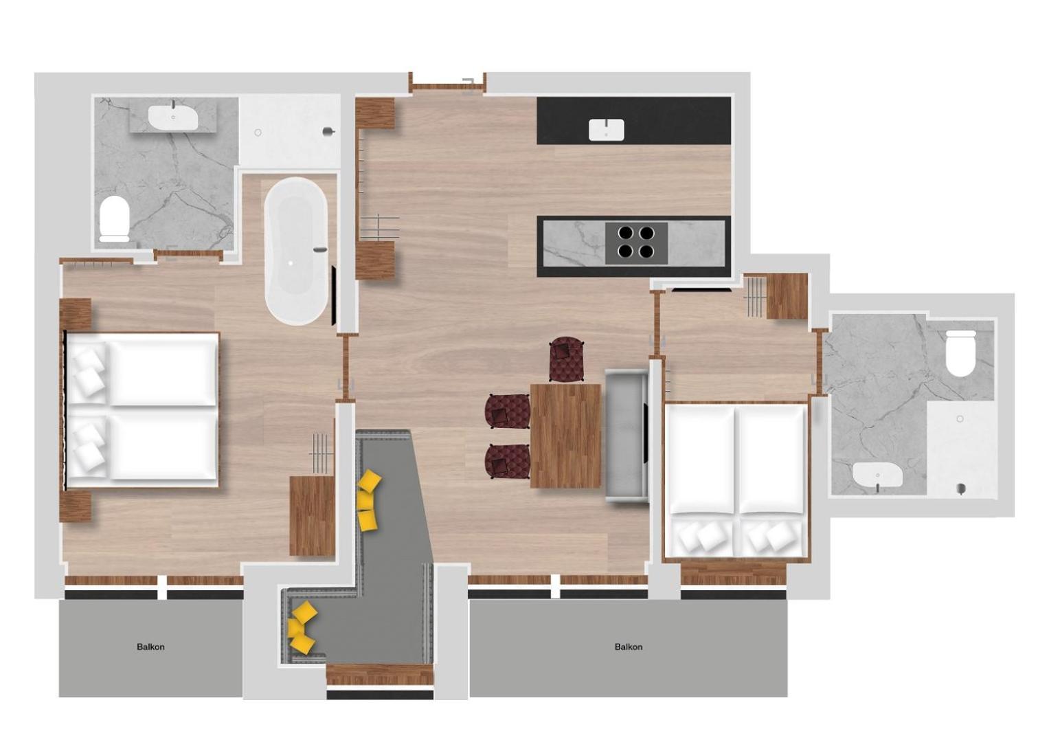 Hofgut Apartment & Lifestyle Resort Wagrain Rom bilde