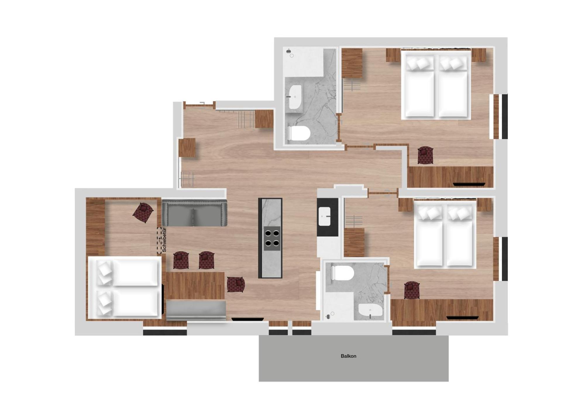 Hofgut Apartment & Lifestyle Resort Wagrain Rom bilde