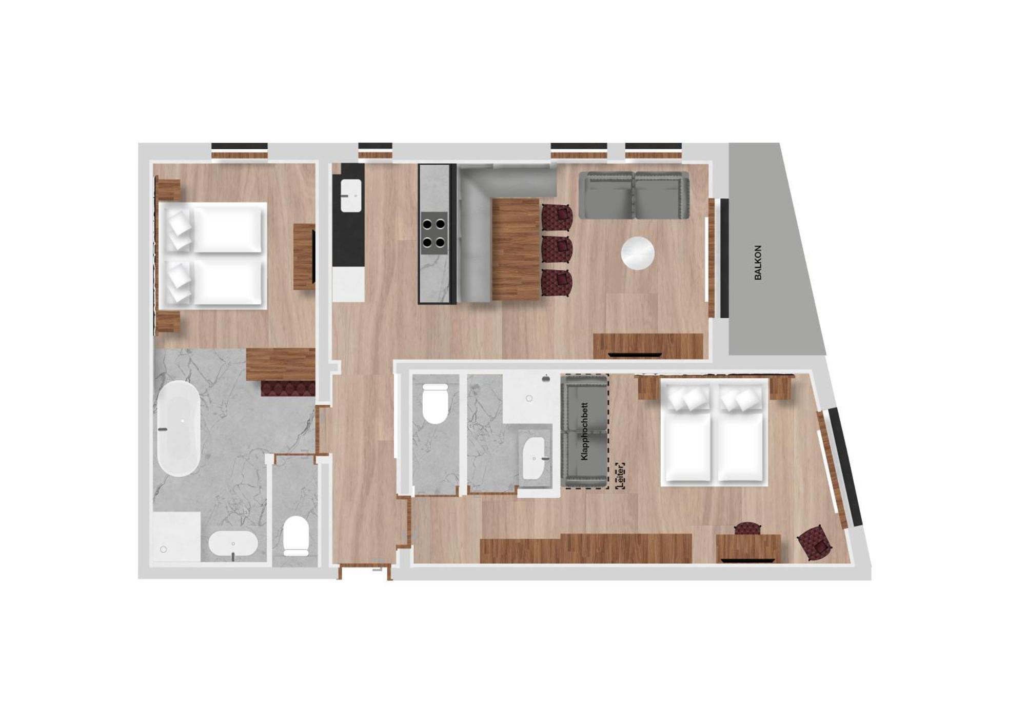 Hofgut Apartment & Lifestyle Resort Wagrain Rom bilde
