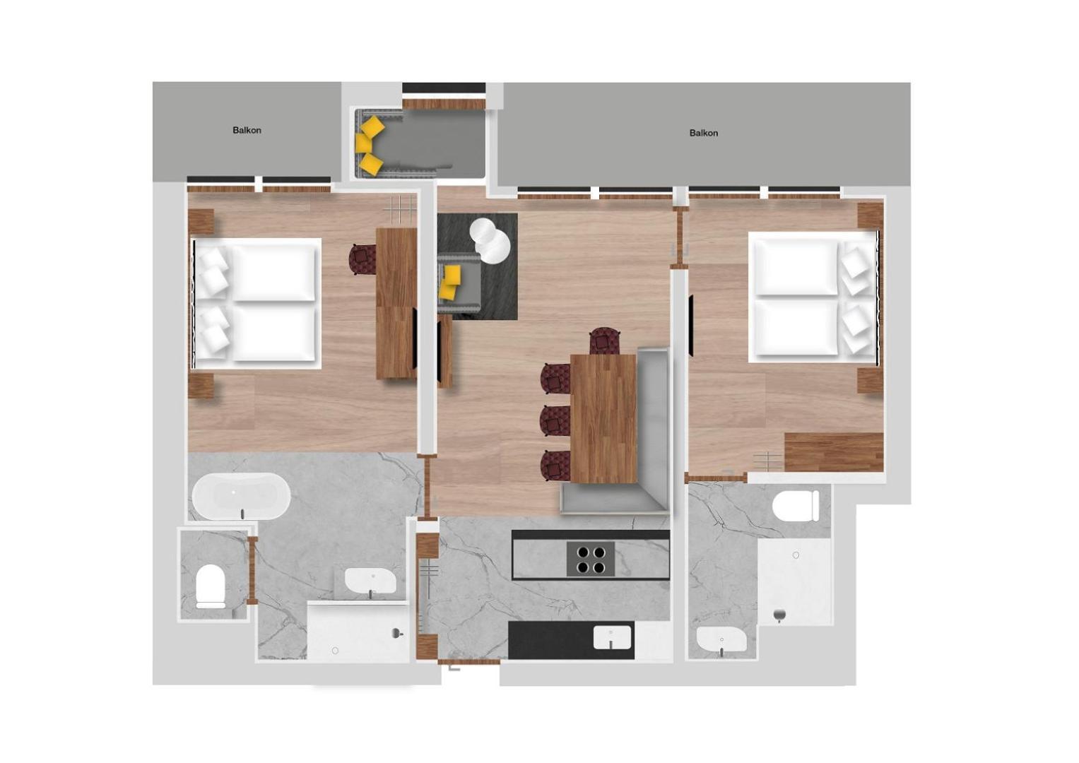 Hofgut Apartment & Lifestyle Resort Wagrain Rom bilde