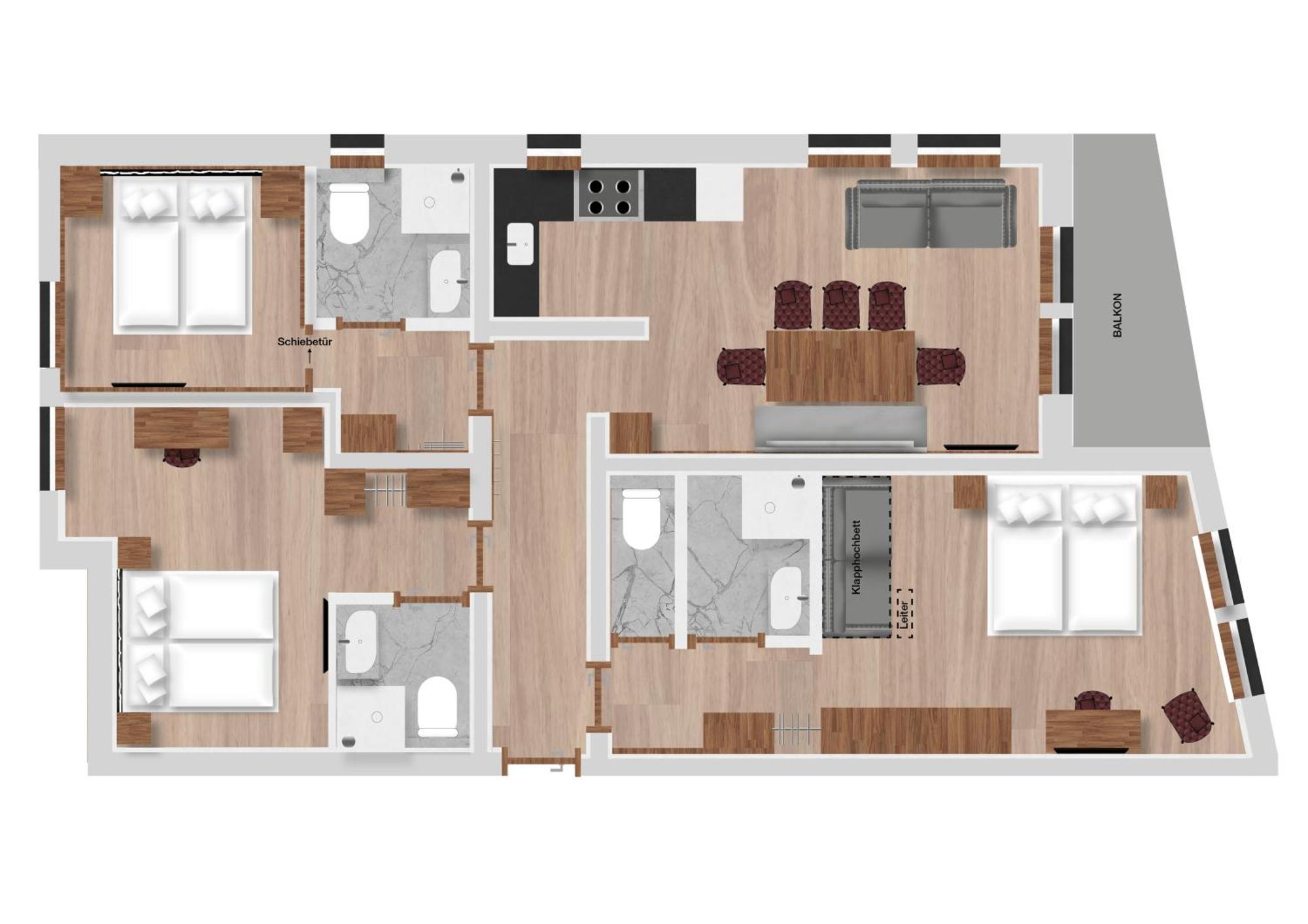 Hofgut Apartment & Lifestyle Resort Wagrain Rom bilde
