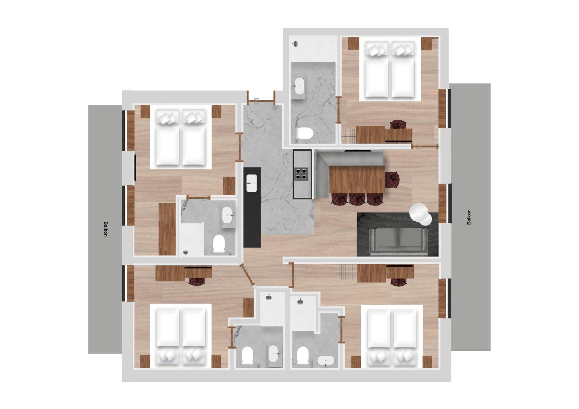 Hofgut Apartment & Lifestyle Resort Wagrain Rom bilde