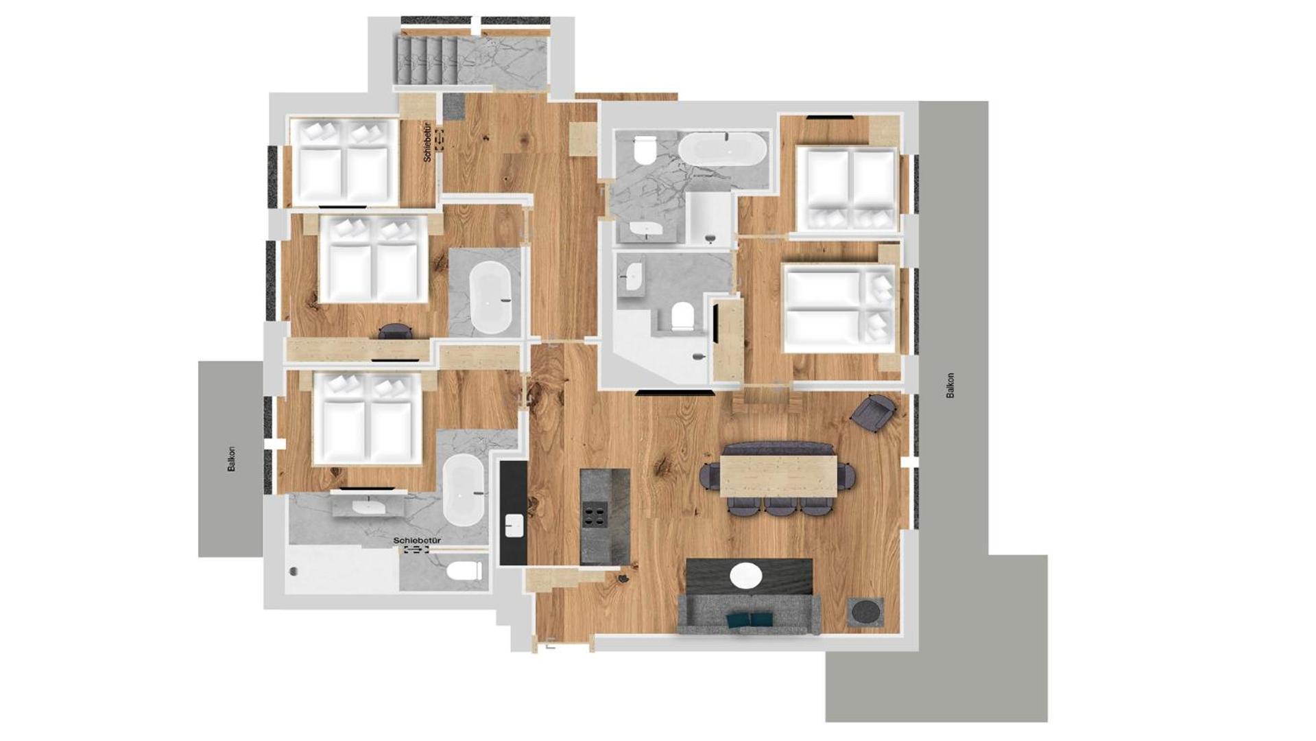 Hofgut Apartment & Lifestyle Resort Wagrain Rom bilde